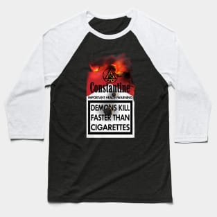 Constantine Warning Baseball T-Shirt